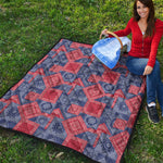 Bandanna Patchwork Pattern Print Quilt