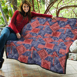 Bandanna Patchwork Pattern Print Quilt