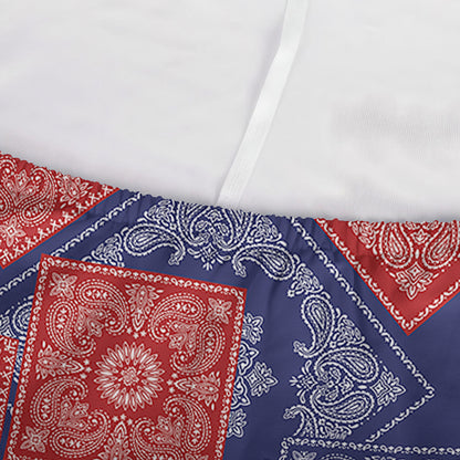 Bandanna Patchwork Pattern Print Sofa Cover