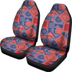 Bandanna Patchwork Pattern Print Universal Fit Car Seat Covers