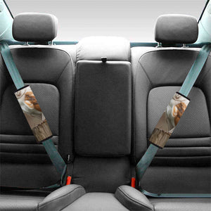 Barn Owl Print Car Seat Belt Covers