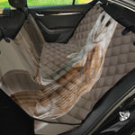 Barn Owl Print Pet Car Back Seat Cover