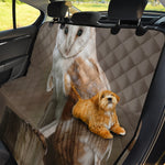 Barn Owl Print Pet Car Back Seat Cover