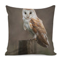 Barn Owl Print Pillow Cover
