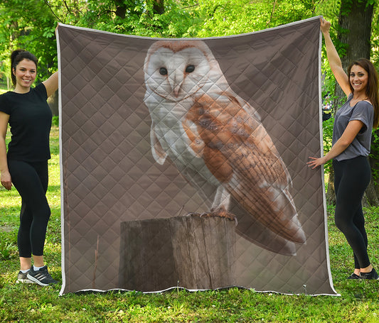 Barn Owl Print Quilt