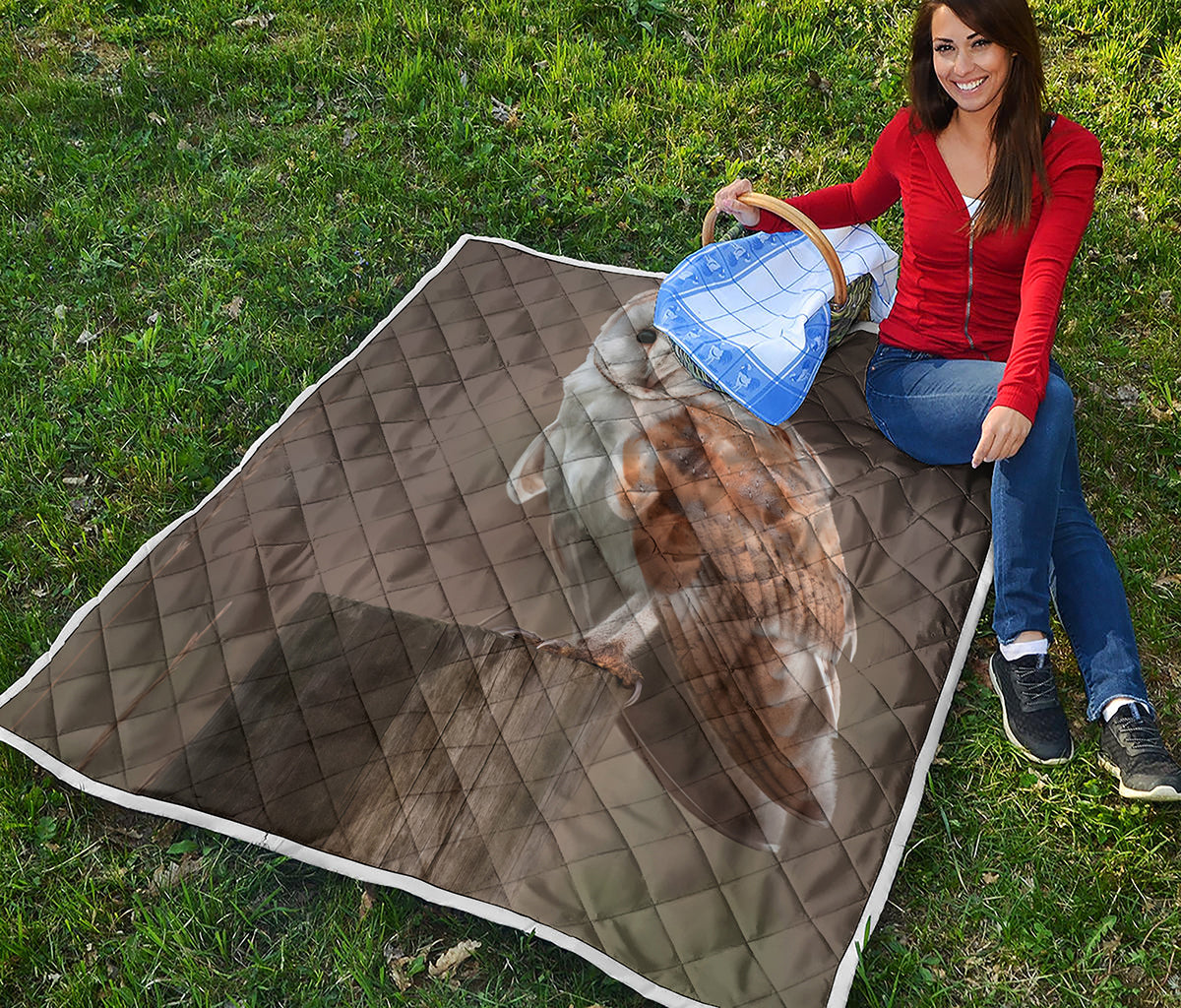 Barn Owl Print Quilt