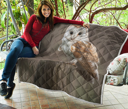 Barn Owl Print Quilt