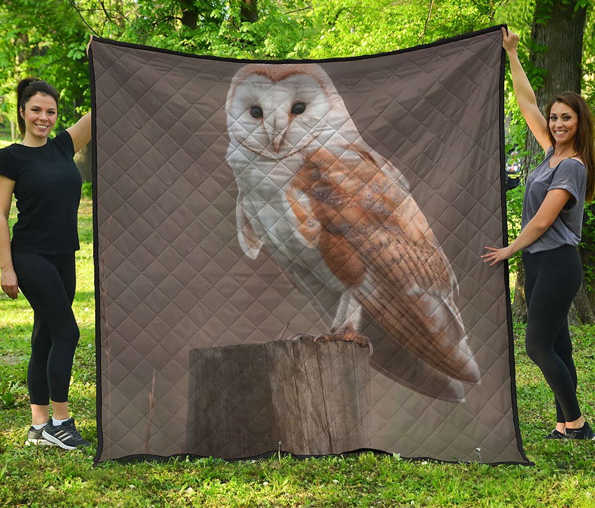 Barn Owl Print Quilt