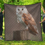 Barn Owl Print Quilt