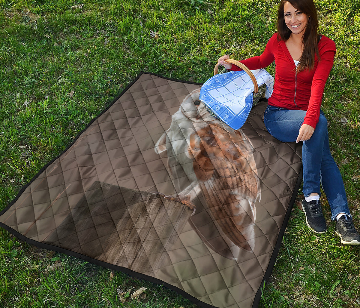 Barn Owl Print Quilt