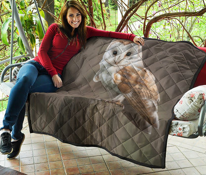 Barn Owl Print Quilt