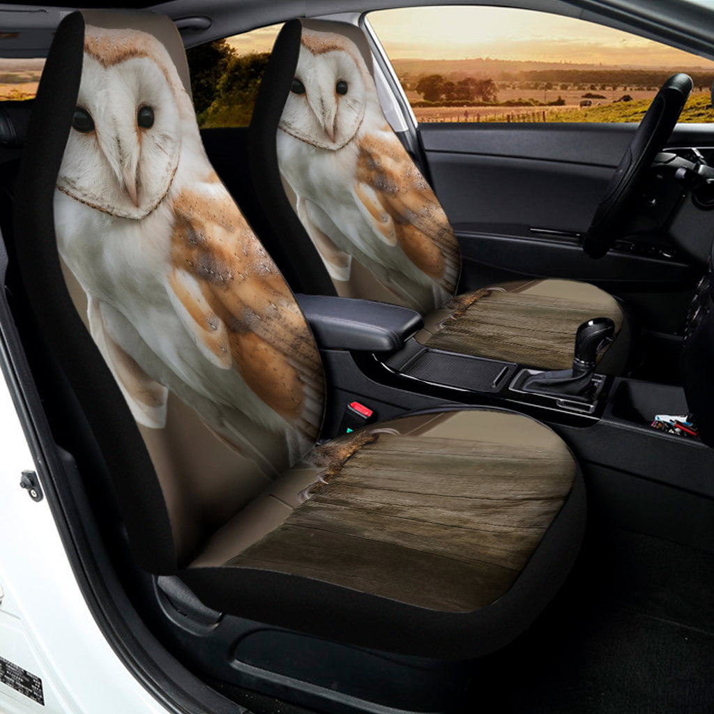 Barn Owl Print Universal Fit Car Seat Covers