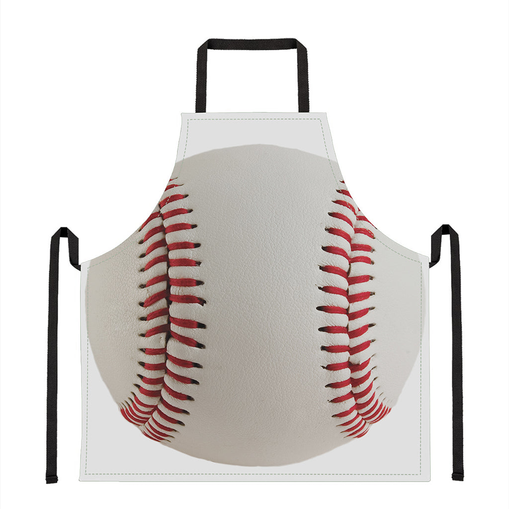 Baseball Stitching Print Apron