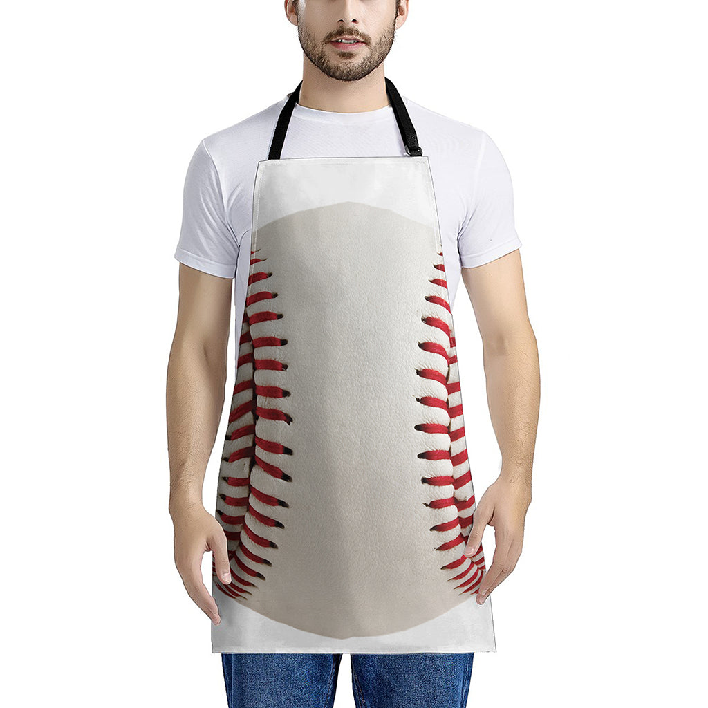 Baseball Stitching Print Apron