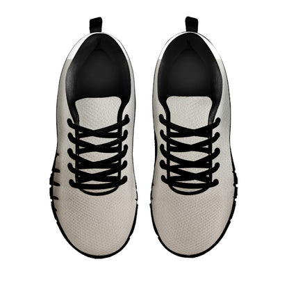Baseball Stitching Print Black Sneakers