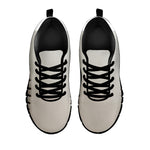 Baseball Stitching Print Black Sneakers