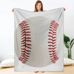 Baseball Stitching Print Blanket