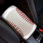 Baseball Stitching Print Car Center Console Cover