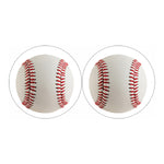 Baseball Stitching Print Car Coasters
