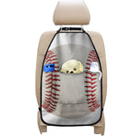 Baseball Stitching Print Car Seat Organizers