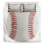 Baseball Stitching Print Duvet Cover Bedding Set