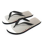 Baseball Stitching Print Flip Flops