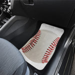 Baseball Stitching Print Front and Back Car Floor Mats