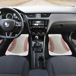 Baseball Stitching Print Front Car Floor Mats