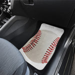 Baseball Stitching Print Front Car Floor Mats