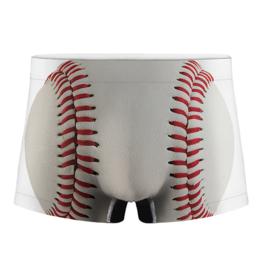 Baseball Stitching Print Men's Boxer Briefs