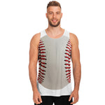 Baseball Stitching Print Men's Tank Top
