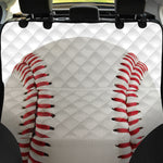 Baseball Stitching Print Pet Car Back Seat Cover