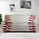 Baseball Stitching Print Sofa Cover