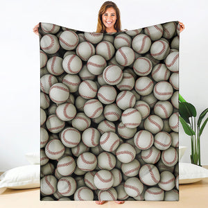 Baseballs 3D Print Blanket