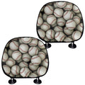 Baseballs 3D Print Car Headrest Covers