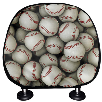 Baseballs 3D Print Car Headrest Covers