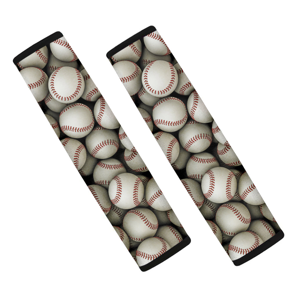 Baseballs 3D Print Car Seat Belt Covers