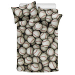 Baseballs 3D Print Duvet Cover Bedding Set