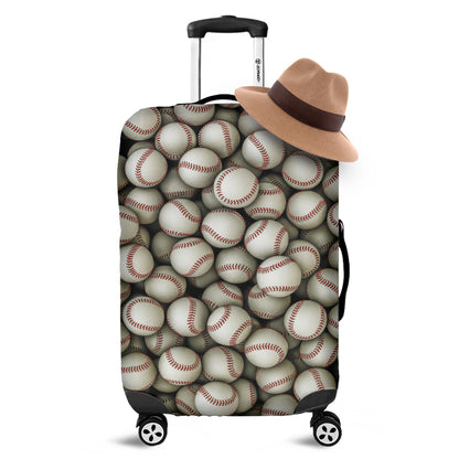 Baseballs 3D Print Luggage Cover