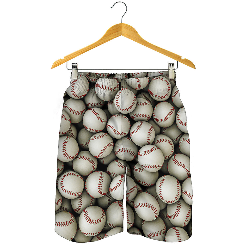 Baseballs 3D Print Men's Shorts