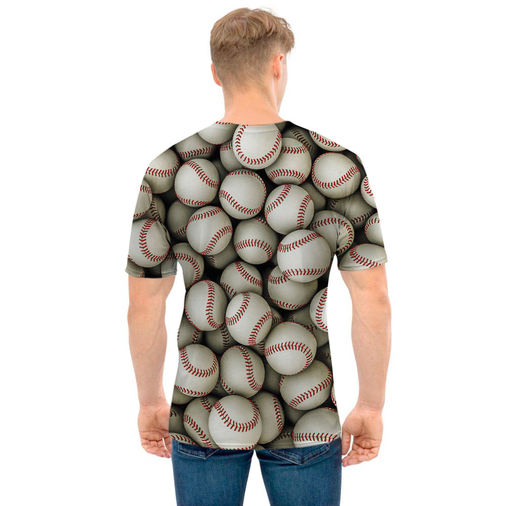 Baseballs 3D Print Men's T-Shirt