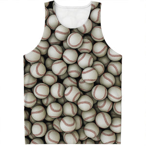 Baseballs 3D Print Men's Tank Top