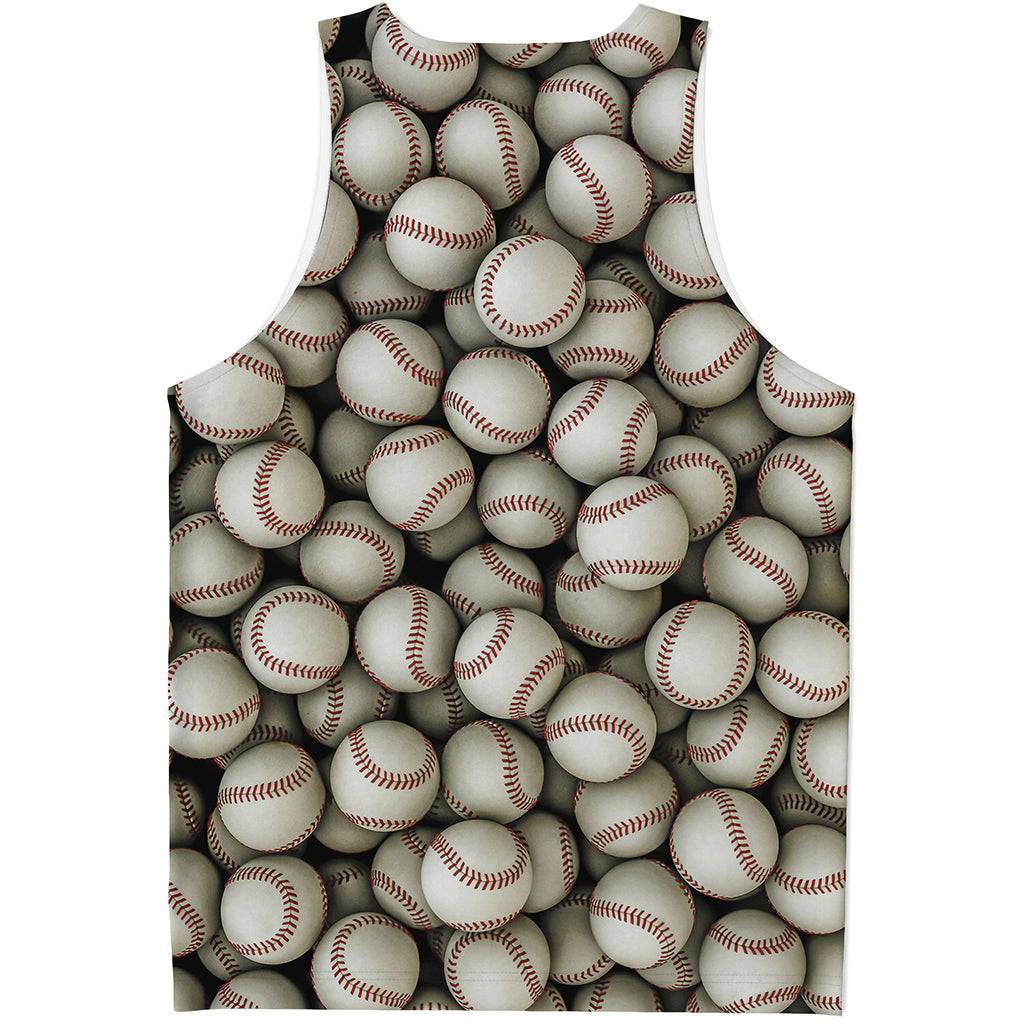 Baseballs 3D Print Men's Tank Top