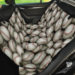 Baseballs 3D Print Pet Car Back Seat Cover