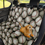 Baseballs 3D Print Pet Car Back Seat Cover