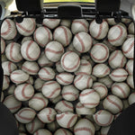 Baseballs 3D Print Pet Car Back Seat Cover