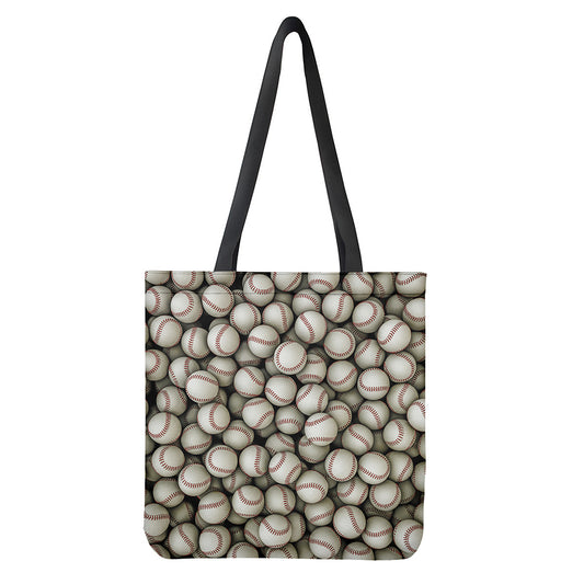 Baseballs 3D Print Tote Bag