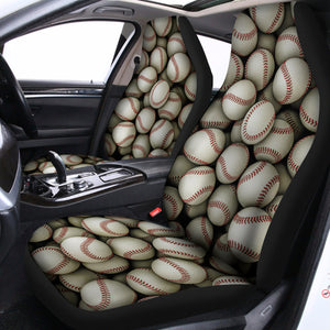 Baseballs 3D Print Universal Fit Car Seat Covers