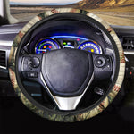 Baseballs On Field Print Car Steering Wheel Cover