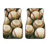 Baseballs On Field Print Front Car Floor Mats